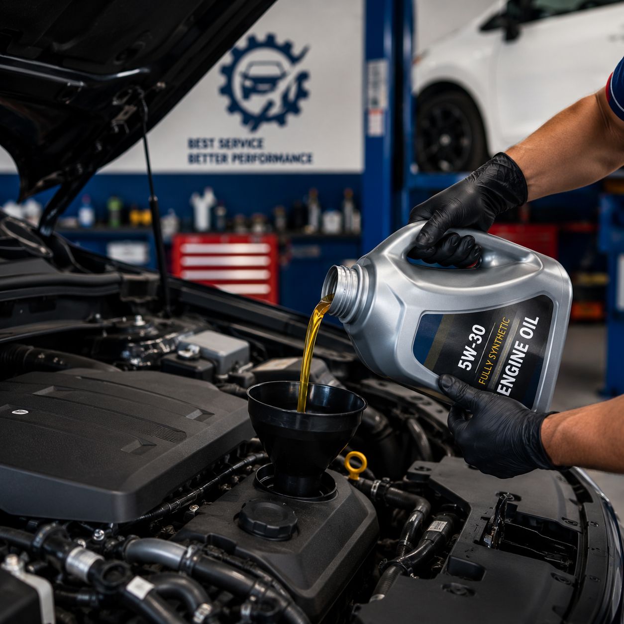 Engine Oil Replacement Baramati in Baramati, Solapur, Pune                        class=